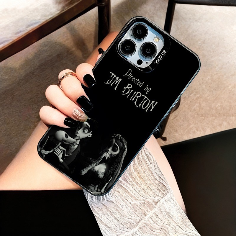 Capa de Telefone Warner Bros Corpse Bride Tim Burton compatível com iPhone 17 16 15 14 13 12 11 Pro Max XS XR 8 7, prese