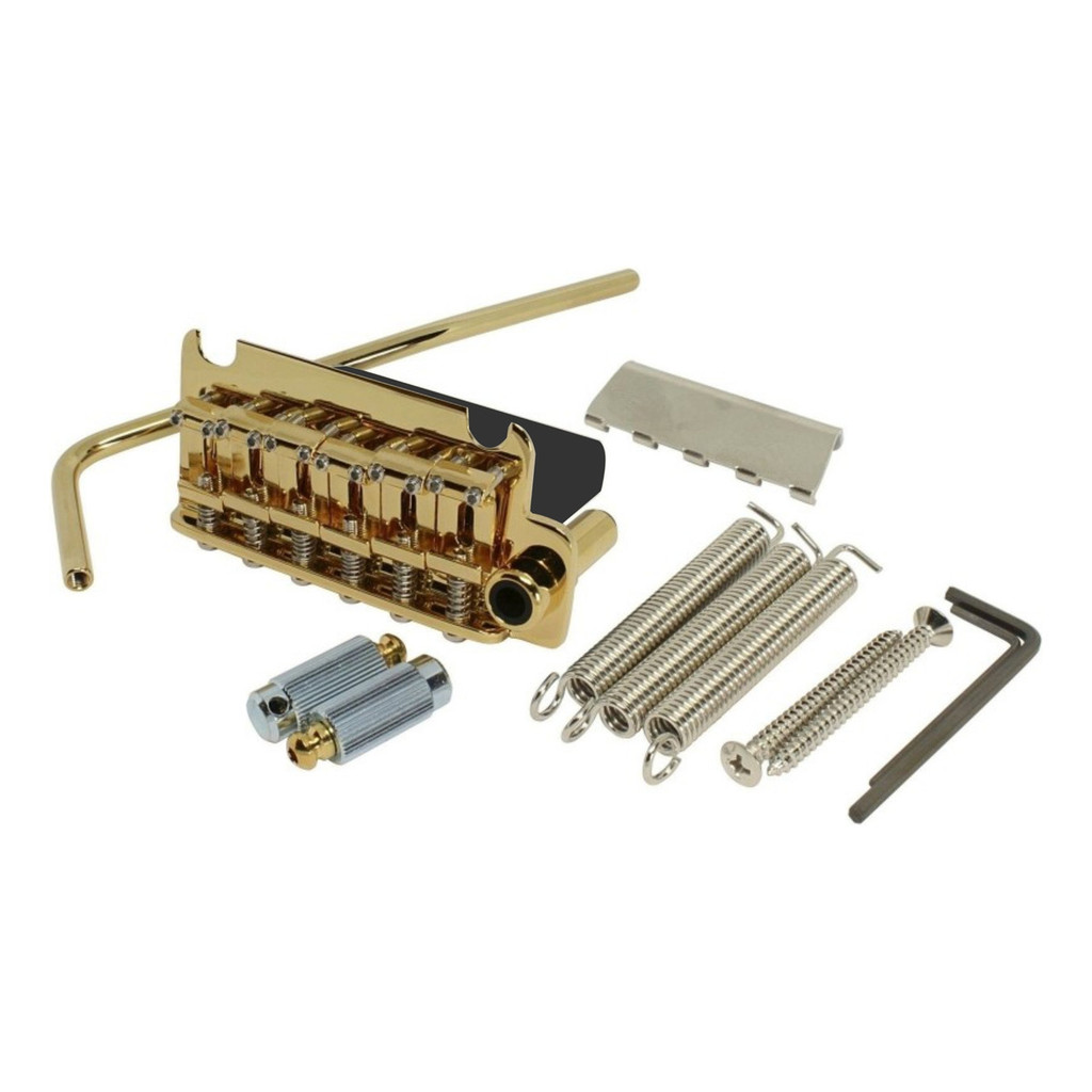 Ponte Gotoh 510t-sf1 Dourada P/guitarra Strato Bloco 42mm
