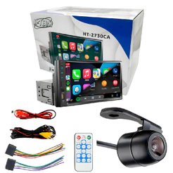 Multimídia 7 Full Touch 1 Din + Câmera De Ré 120° H-tech