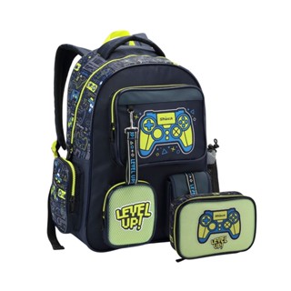 Kit Mochila De Costas Gamer Infantil Escolar Com Estojo Box em Oferta na Shopee