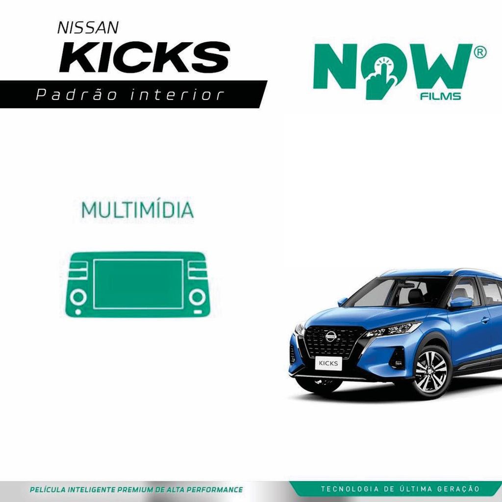 Película MULTIMÍDIA NISSAN KICKS SENSE (A PARTIR DE 2022)