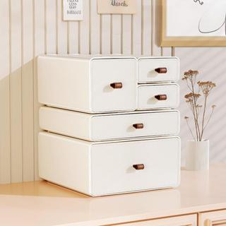 Kit de Organizador Multiuso de Gavetas Empilhável Para Mesa 5 Peças Escritório Maquiagem em Oferta na Shopee