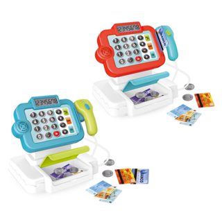 Brinquedo Caixa Registradora Azul Vermelho DMT6824 - DMToys em Oferta na Shopee