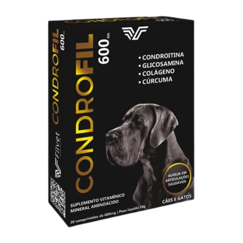 Condrofil Condroprotetor Reparo E Saúde Das Articulações 30 Comprimidos em Oferta na Shopee