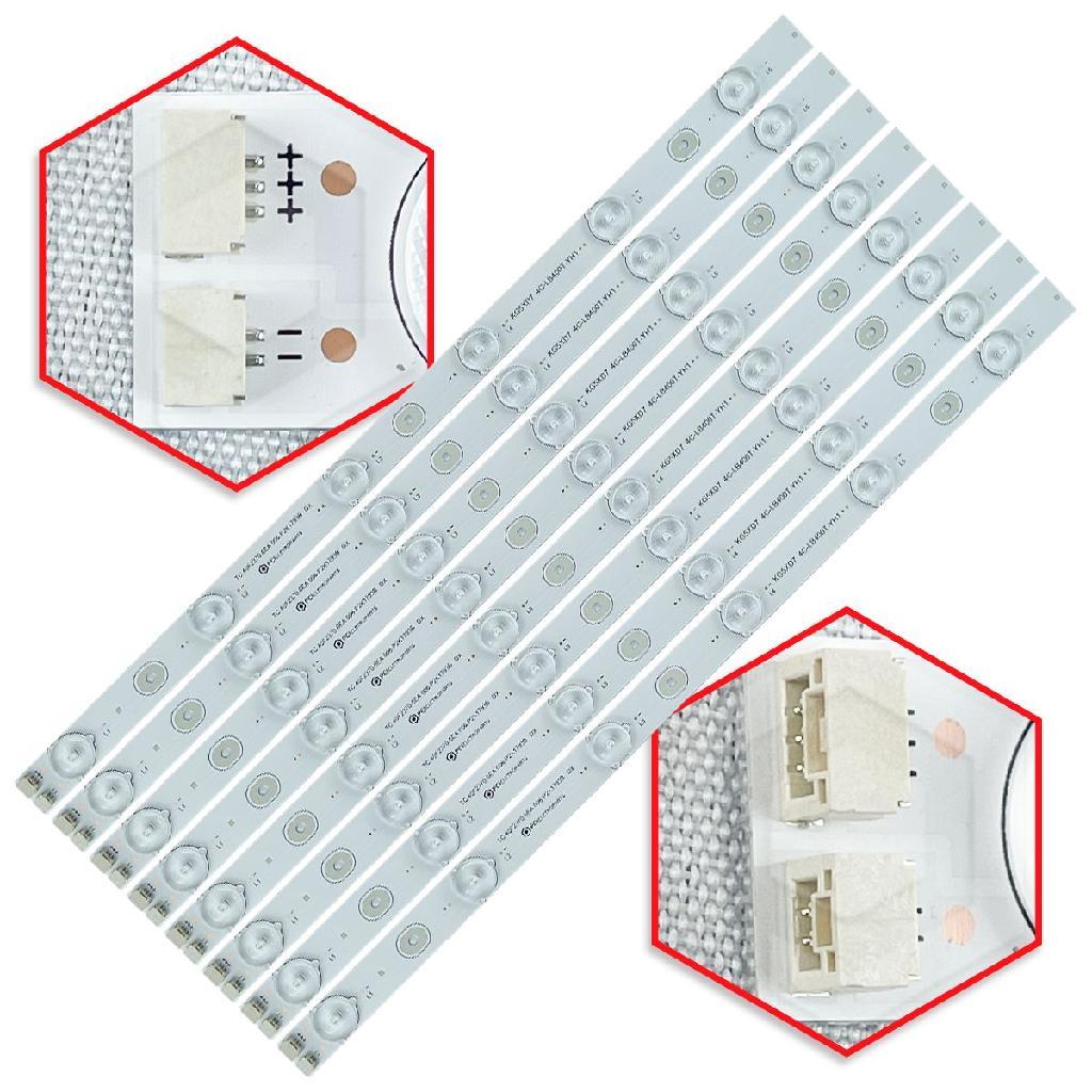 Kit 8 Barras Led PH39F33DSG PH39F33 PH39F33DSGW 3V