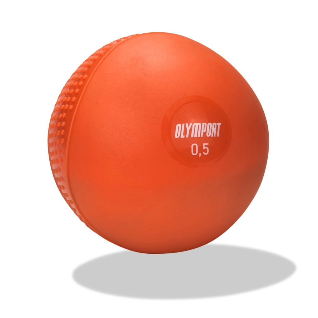 Imagem Bola Tonificadora 0,5kg Toning Ball PVC e Areia Soft Peso Academia Pilates
