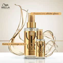 Wella Oil Reflections Óleo Capilar Shiny & Smooth | 30ml | Cabelos macios e brilhantes
