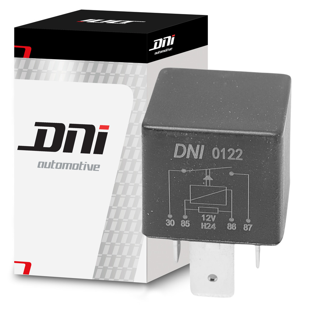 Relé Auxiliar Universal - Uso Geral - 12V - 70A - DNI 0122 em Oferta na Shopee
