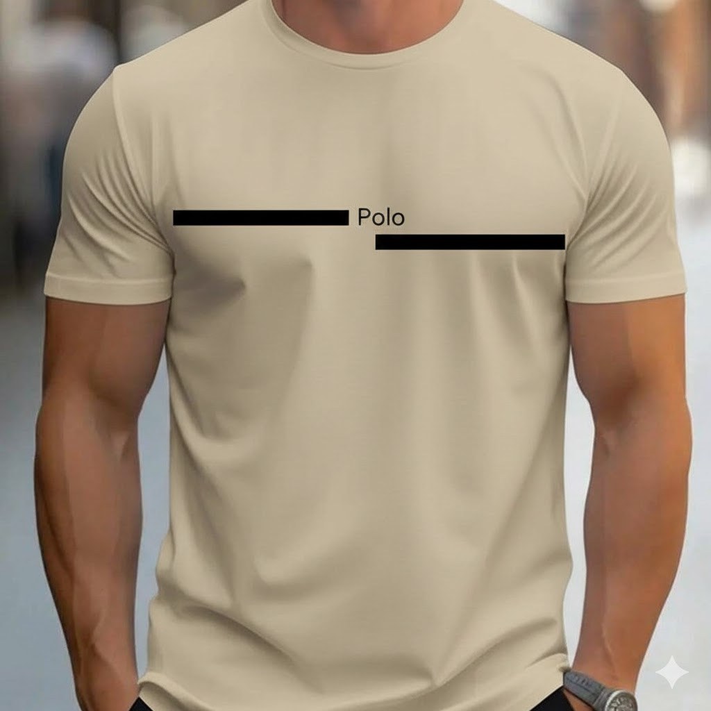 Camiseta Masculina Polo Estampada Camisa 100% Algodão Moda Verão