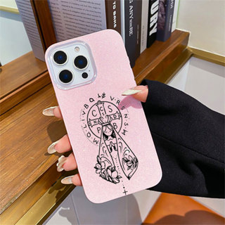 Capinha Capa Para iPhone 17 Ar 16 15 14 Plus 13 12 11 Pro Max XR Nossa Senhora Glitter Bling Silicone Anti-Impacto Luxo em Oferta na Shopee