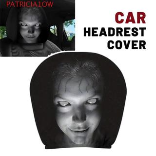 PATRICIA1OW 2 Unidades De Capas Para Encosto De Cabeça De Carro , Fronha Com Expressões Faciais Engraçadas De Desenho An