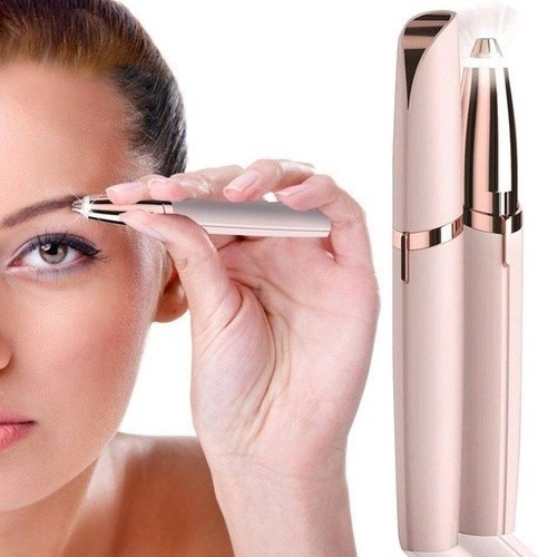 Depilador de Sombrancelha Buço Nariz Orelha Rosto Facial Elétrico Tira Pelos USB Recarregável Profissional Portátil em Oferta na Shopee