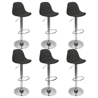 Kit 6 Banquetas Joly Luisa Giratória Regulável Base Giratória Cromada em Oferta na Shopee
