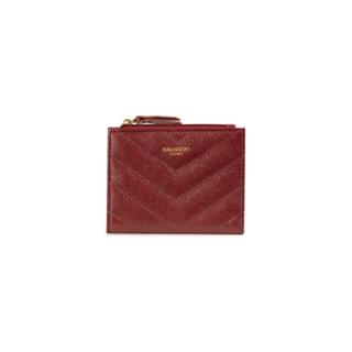 Carteira Feminina de Couro Botão Zig Zag Metalasse Vinho em Oferta na Shopee