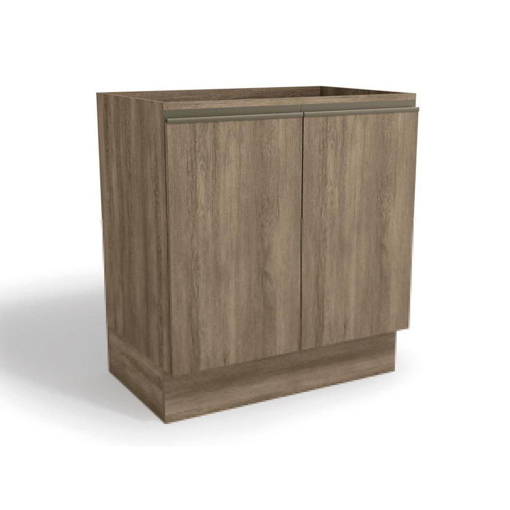 Módulo Cozinha Kappesberg Maxxi Balcão G744 c/ 2 Portas s/ Tampo 80cm Nogal-Kappesberg em Oferta na Shopee