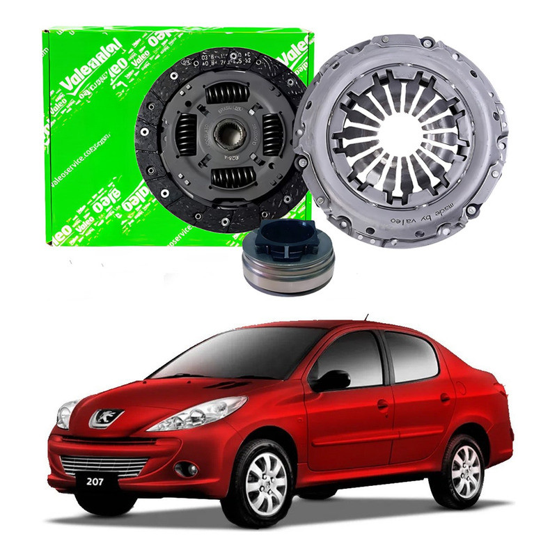Kit Embreagem Valeo Peugeot 207 Passion 1.4 8v 2008 A 2015