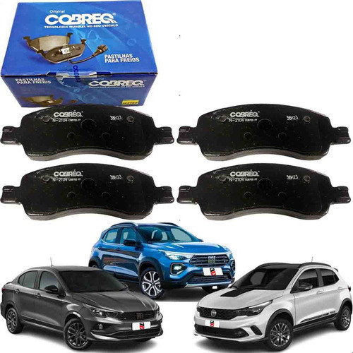 Pastilha Freio Fiat Pulse 1.3 Drive 2022 2023 - N2104