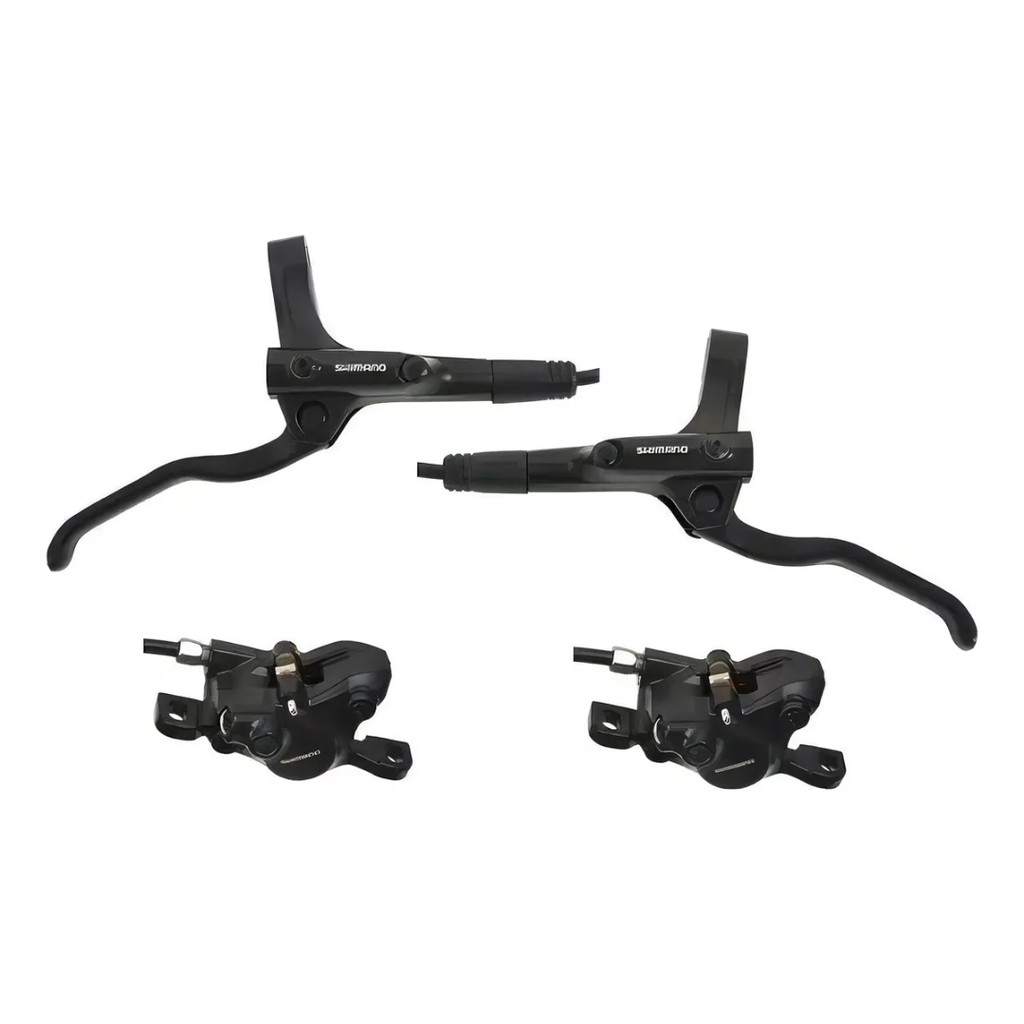 Par De Freio Shimano Mt200 Original P/ Mtb Já Sangrado