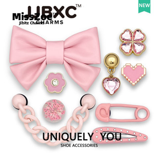 metal JJBXC Sacos Charme Buraco Acessórios Rosa Diamante Trevo Quatro Folhas em Oferta na Shopee