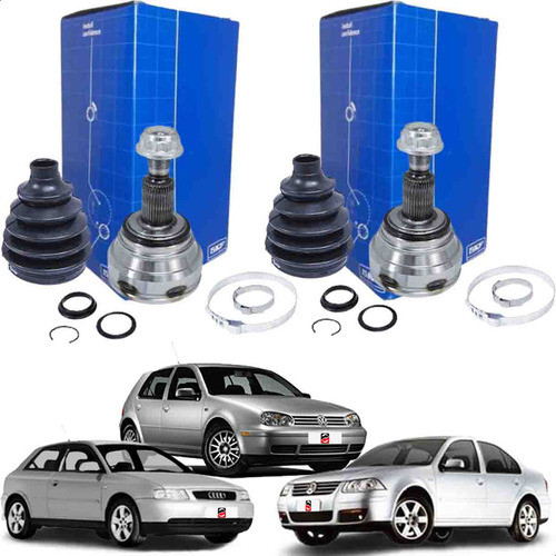 Par Homocinetica 30x36 Audi A3 Vw Golf Bora 8v 20v 1999/2014