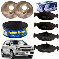 Kit Pastilha E Disco Dianteiro Chevrolet Agile 1.4 09 A 2013