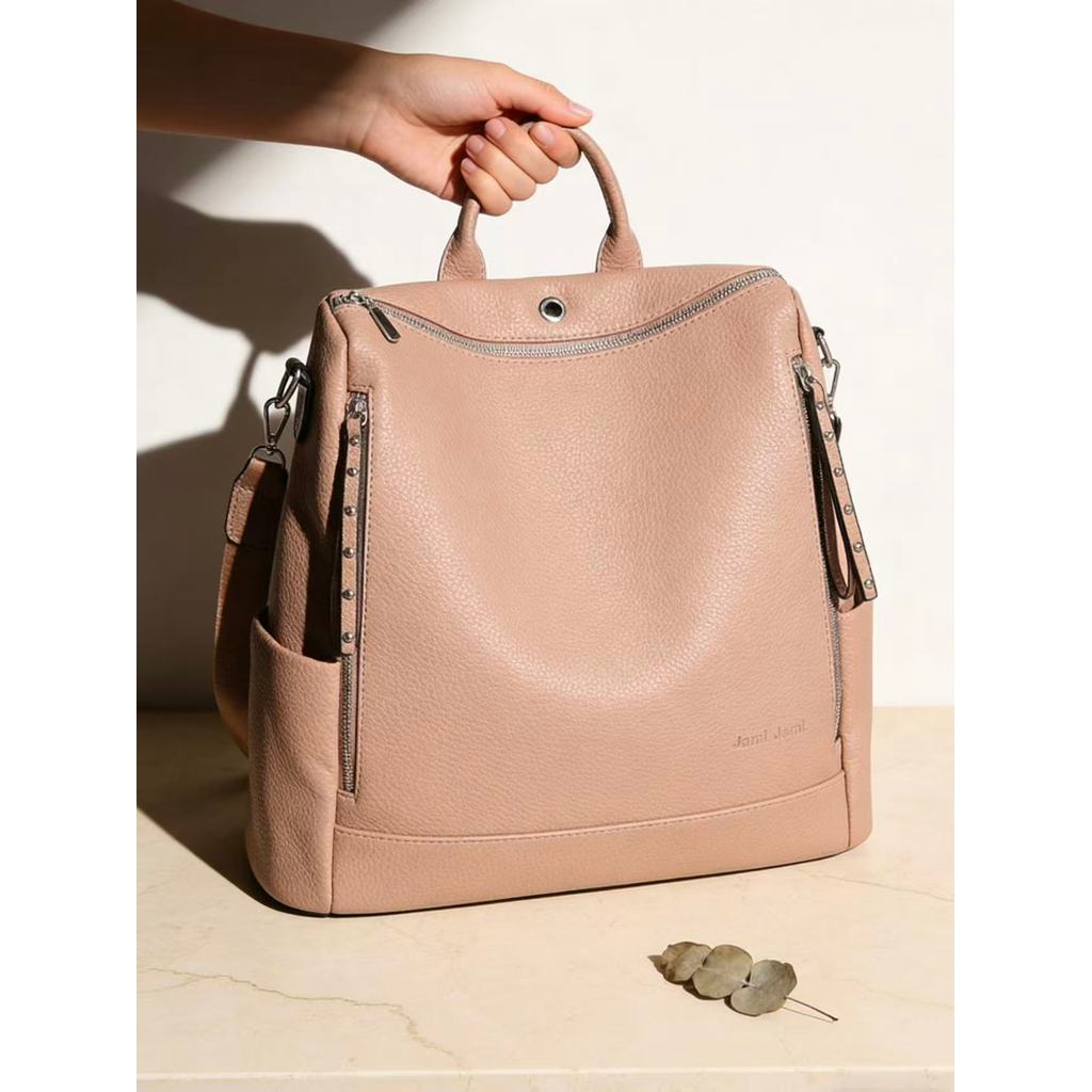 Bolsa Mochila Grande De Ombro e Transversal Feminina De Couro Sofisticada Elegante M2356 AMY em Oferta na Shopee