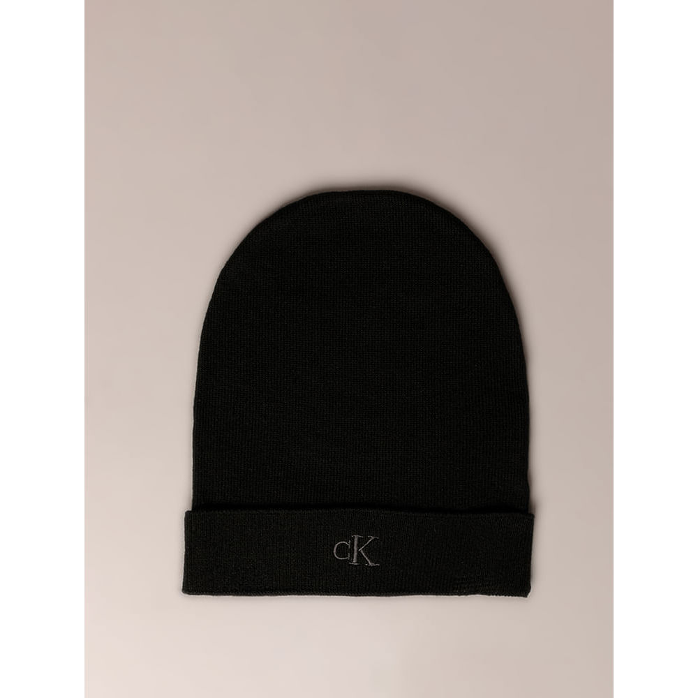 Gorro Calvin Klein Jeans Masculino Bordado - Preto