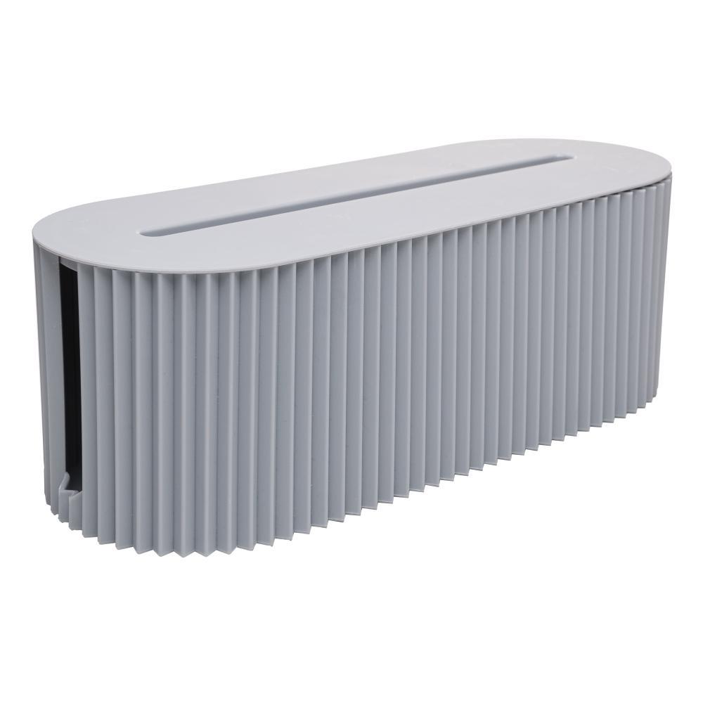 Caixa para Armazenamento de Cabos 33cm x 11cm x 13cm Cinza P em Oferta na Shopee