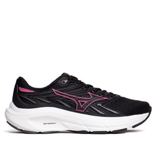 Tênis Feminino Mizuno Jet 8 Softierfoam Preto/Rosa em Oferta na Shopee