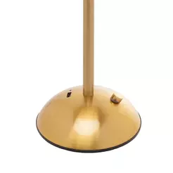 Luminária de Mesa Led 3 Tons Usb Moana Dourada Metal
