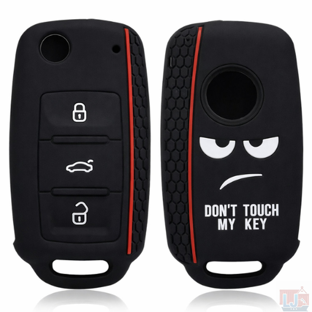 Capa Protetora Silicone Carro Chave Canivete Volkswagen Gol Fox SpaceFox Voyage Up Polo Golf Jetta My KEY