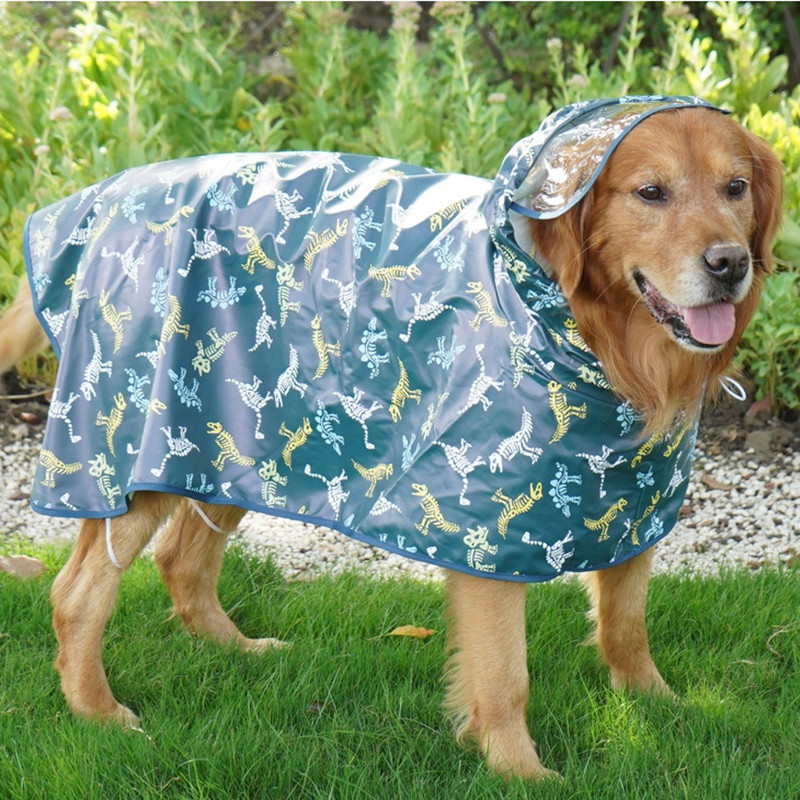 Capa De Chuva Impermeável Para Cães Grandes , Médios E Golden Retriever , Labrador , mascotas