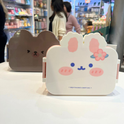 Pote de marmita infantil com 2 divisões em Oferta na Shopee