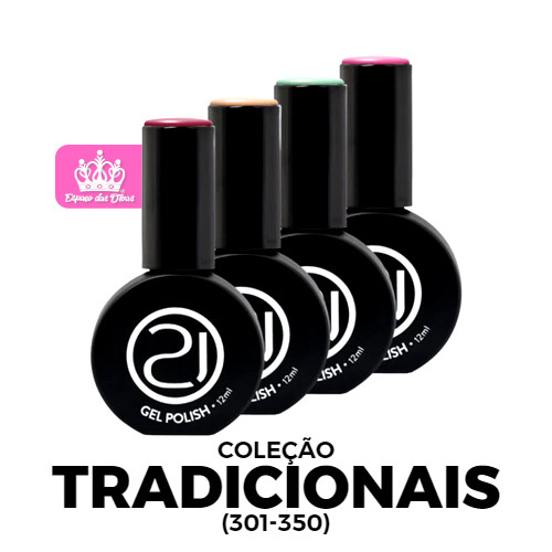Easy Color Tradicionais (301 ao 350) - Esmalte em Gel - Nails 21 em Oferta na Shopee