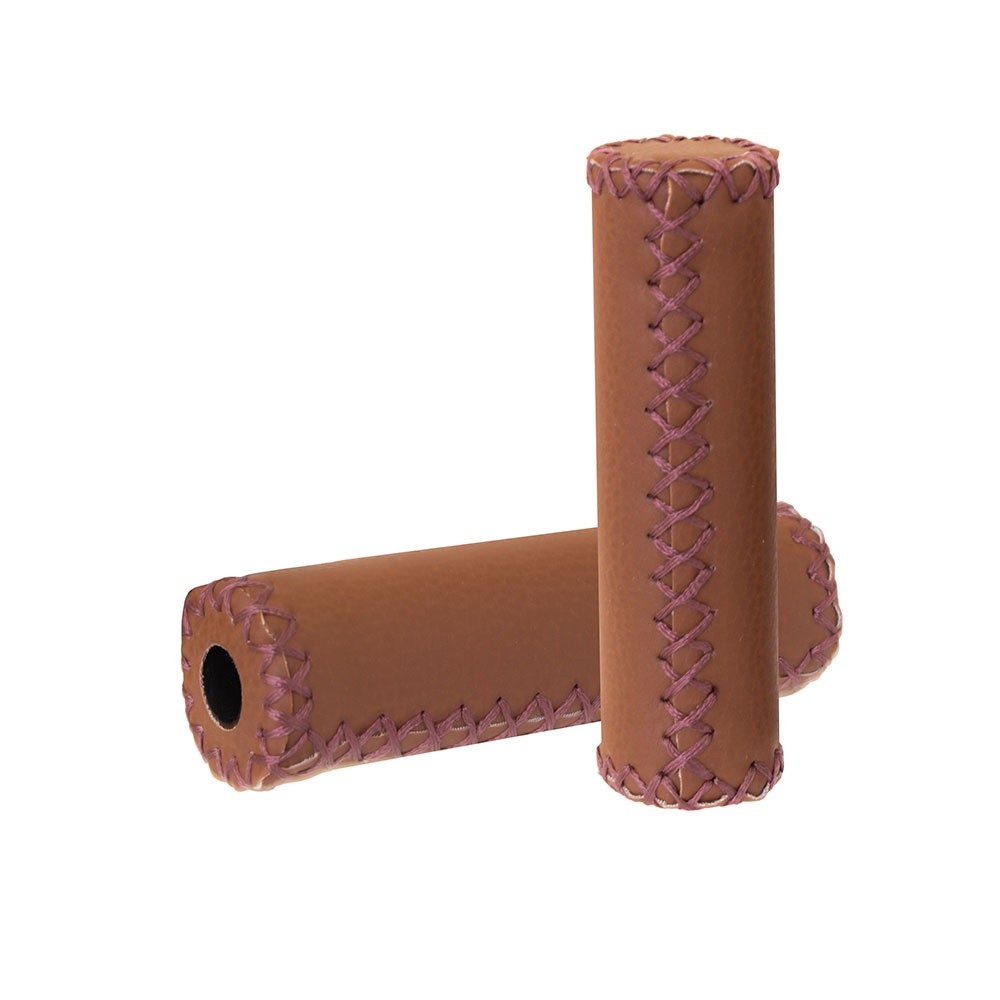 Manopla Punho de Bicicleta Conforto 120mm GTA Marrom
