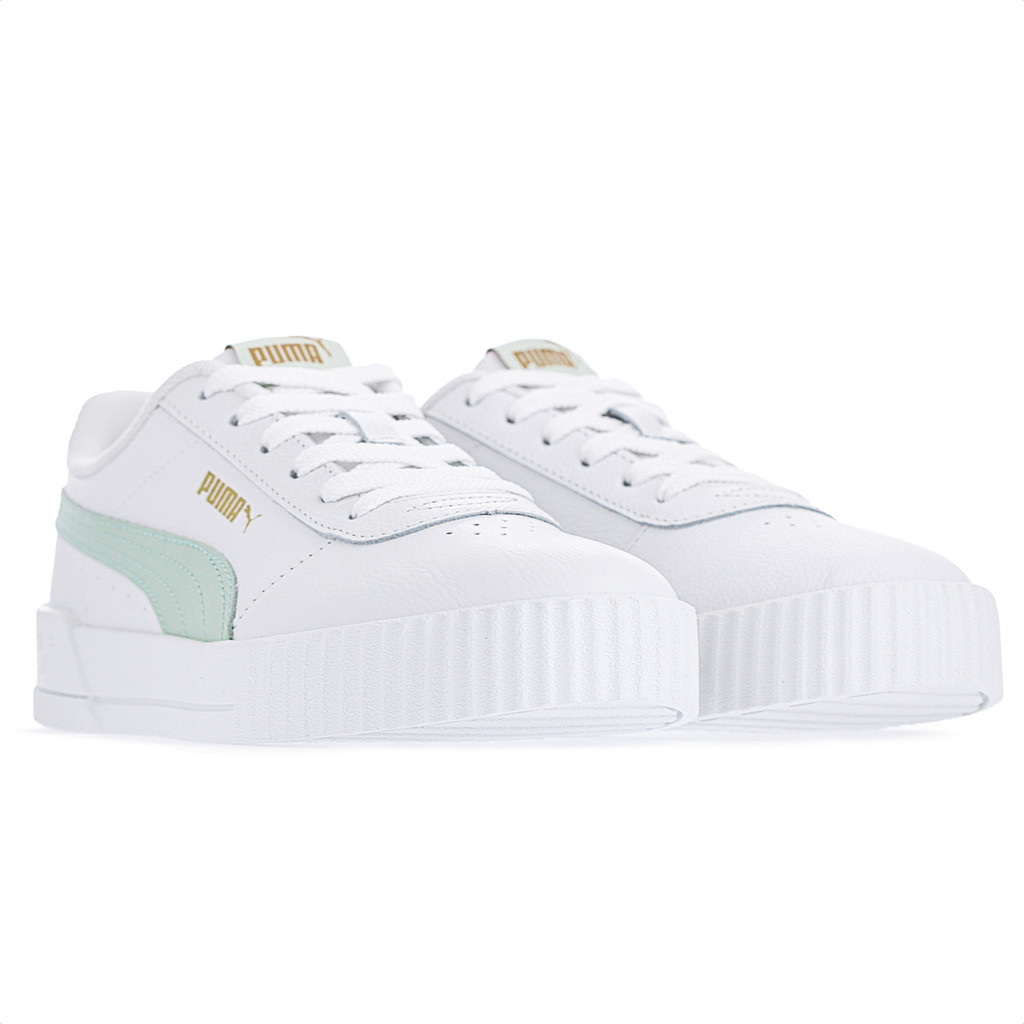 Tênis Puma Carina L BDP Branco e Verde - Feminino · foto 2