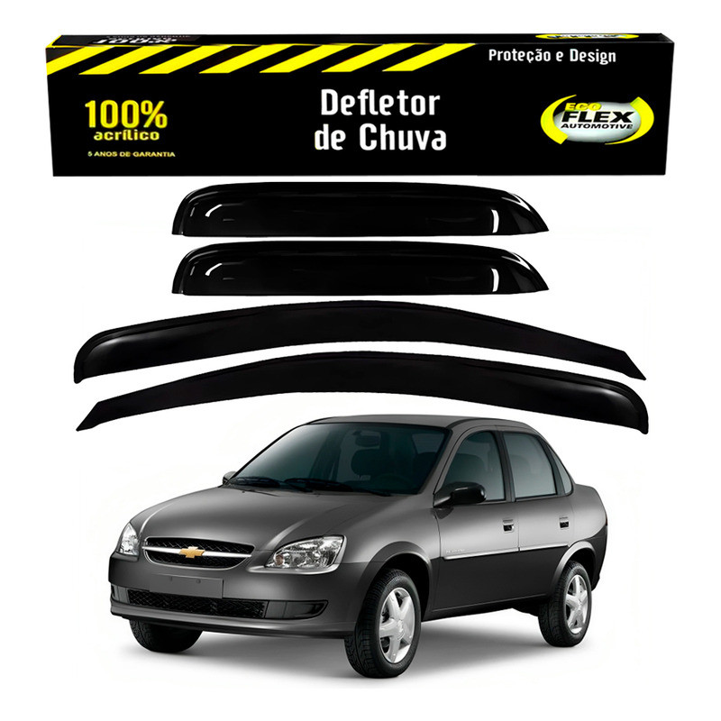 Jogo Calha Defletor Chuva Corsa Classic 1.0 2010 A 2016