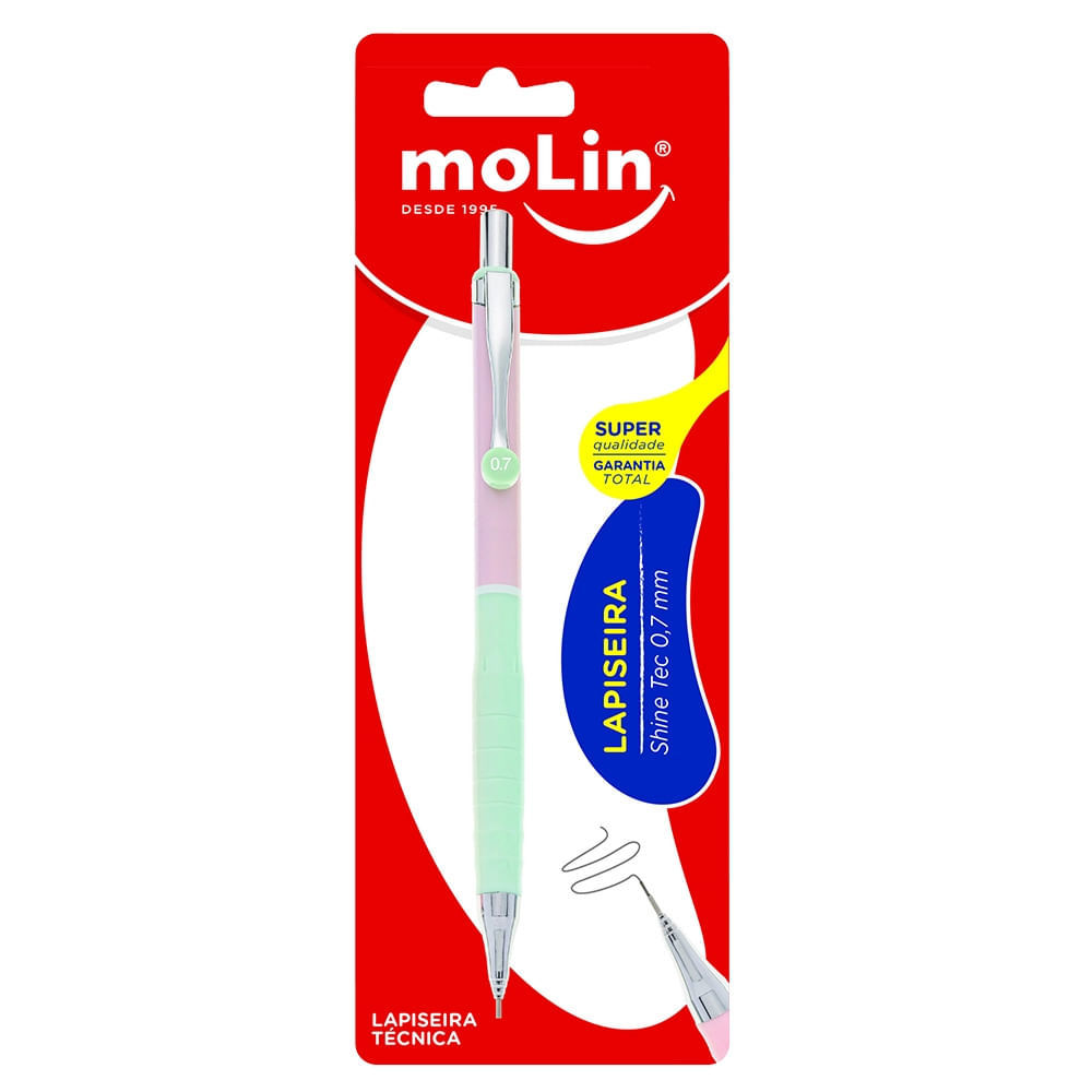 Lapiseira Técnica Molin Shine Tec 0.7mm