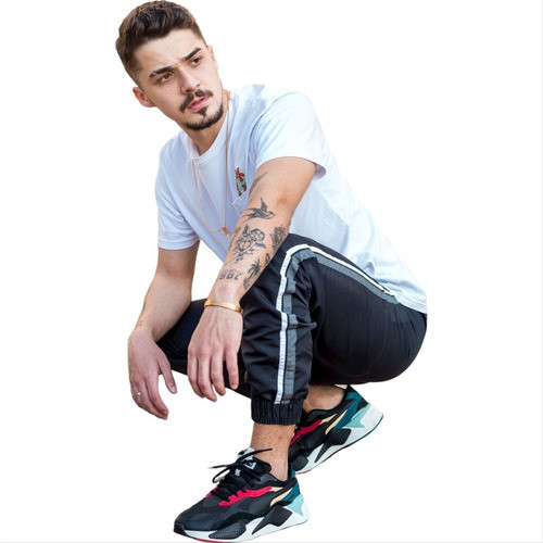 Kit 3 Calças Jogger Punho Barra Adulto Masculino Esportivo Academia Corrida Faixas Lateral Uniforme