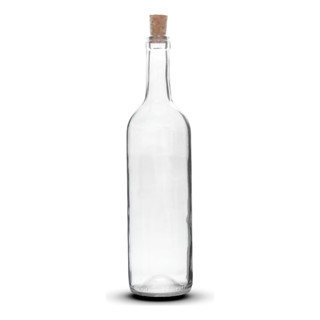 12 Garrafas De Vidro Bordaleza 750ml Incolor + Rolha Cortiça em Oferta na Shopee