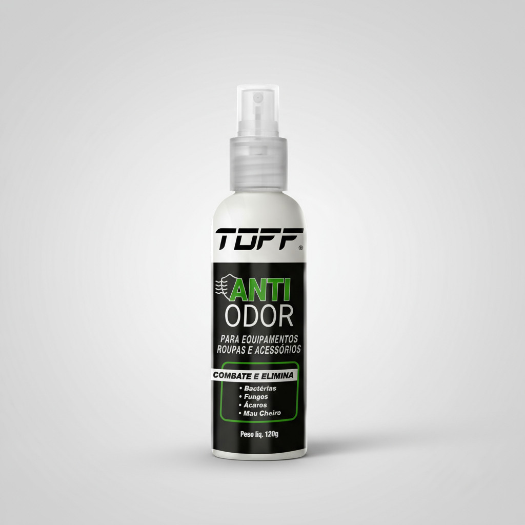 Toff Spray Anti Odor Para Tênis Roupas Elimina Mau Cheiro