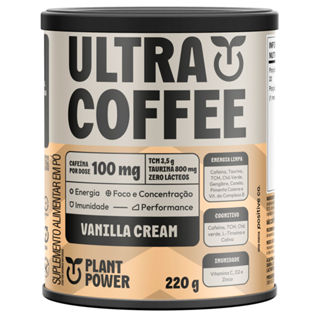 Ultra Coffee Plant Power Sabor Vanilla Cream 220g em Oferta na Shopee