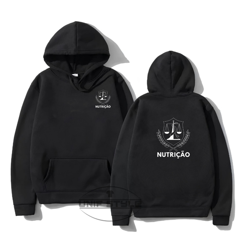 Moletom Blusa de Frio Nutricionista Profissão Curso Nutrição Casaco Agasalho Profissão Faculdade