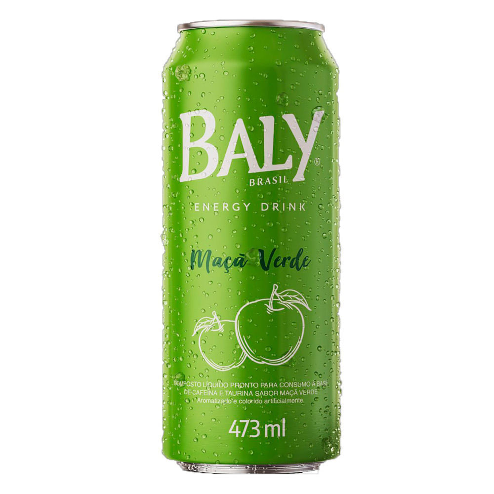 Energético Baly Maçã Verde 473ml em Oferta na Shopee