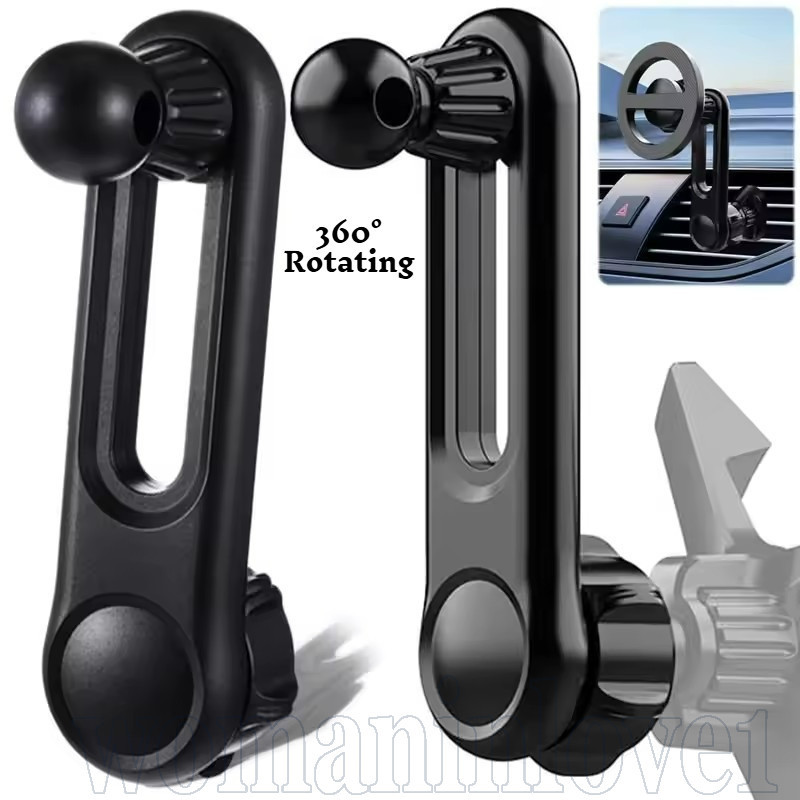 Punho Seguro Para Telefone-360 ° Suporte Giratório Com Cabeça Esférica-Retrátil De Navegação Automóveis-Rack Ajustável M