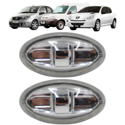 2 Lanterna Pisca Seta Lateral Sem Soquete Citroen C3 Berlingo Picasso Jumpy Jac Motors J2 J3 Peugeot 207 307