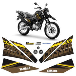 Adesivos Para Yamaha Crosser Xtz 150 2019/2020 Moto Preta