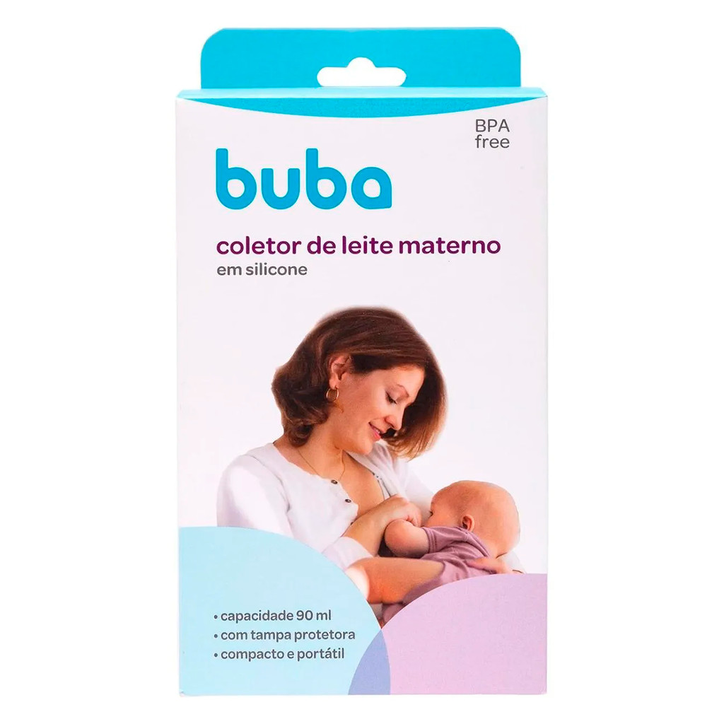 Coletor de Leite Materno Buba em Silicone com Ventosa em Oferta na Shopee
