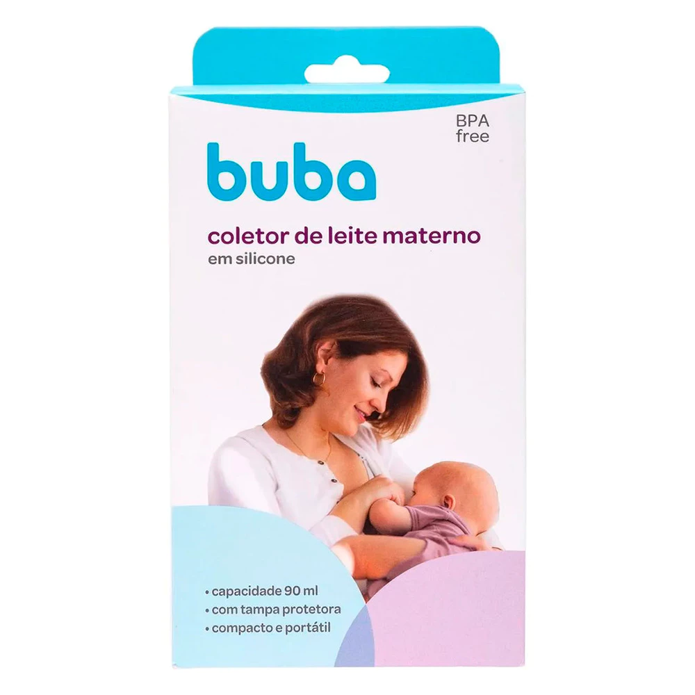 Coletor de Leite Materno Buba em Silicone com Ventosa