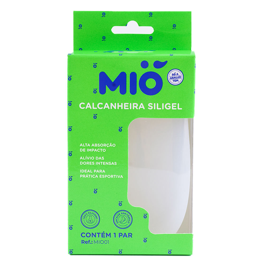 Calcanheira Mió Siligel Tamanho M com 1 Par 36 ao 38 em Oferta na Shopee